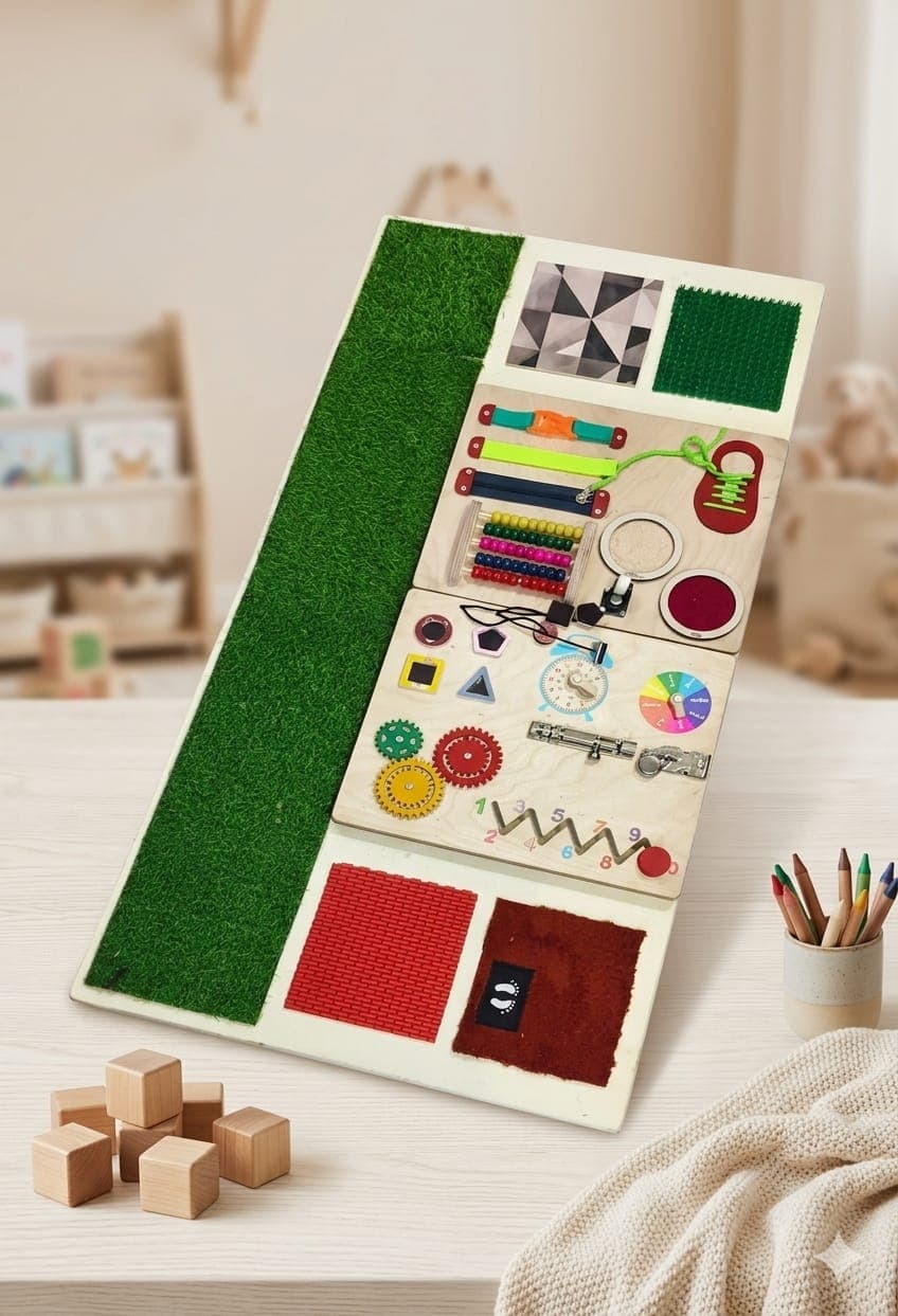 Sensory Integration Wall Panel with multiple activities